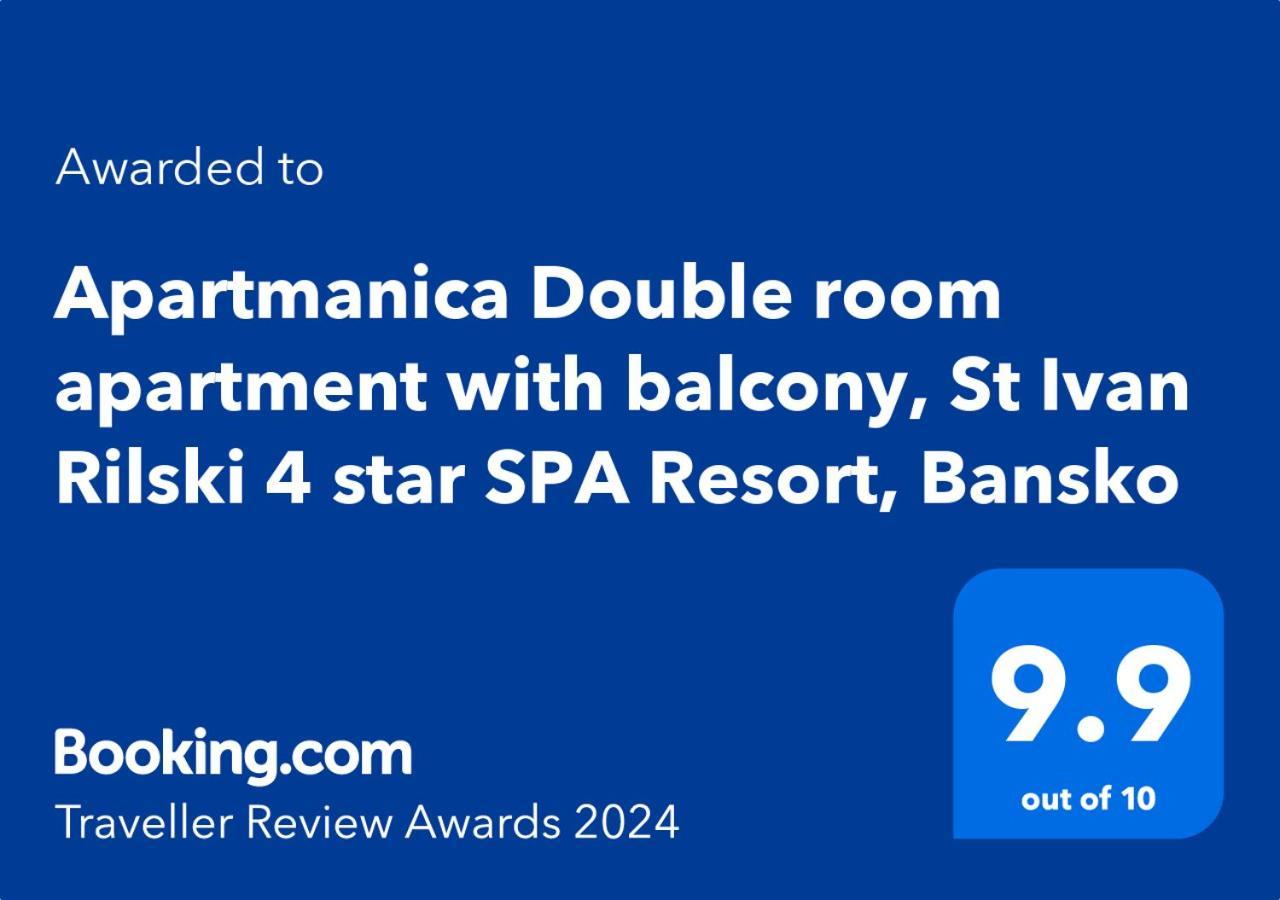 Apartmanica Double Room Apartment 101-12, Big Terrace, St Ivan Rilski 4 Star Spa Resort, Bansko Ngoại thất bức ảnh